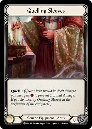 Quelling Sleeves (UPR185)  Rainbow Foil