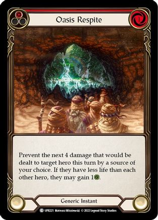 Oasis Respite (Red) (UPR221)  Rainbow Foil