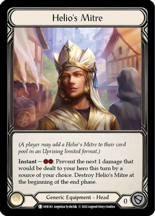 Helio's Mitre (UPR183)  Cold Foil