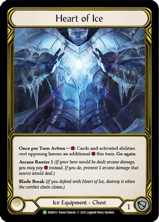 Heart of Ice (Golden) - FAB053 (FAB053)  Cold Foil