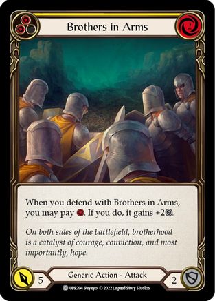 Brothers in Arms (Yellow) (UPR204)