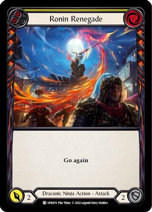 Ronin Renegade (Yellow) (UPR079)  Rainbow Foil