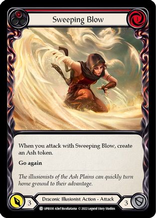 Sweeping Blow (Red) (UPR030)  Rainbow Foil