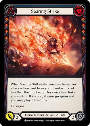 Soaring Strike (Blue) (UPR083)  Rainbow Foil