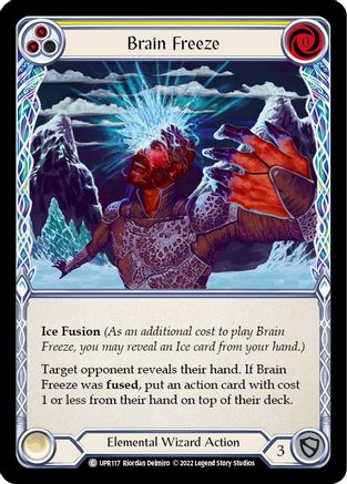 Brain Freeze (Yellow) (UPR117)  Rainbow Foil