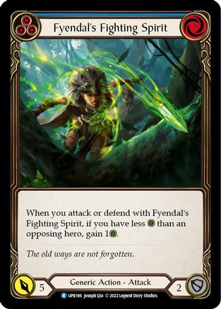 Fyendal's Fighting Spirit (Blue) (UPR196)