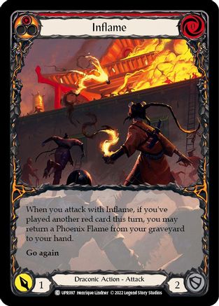 Inflame (Extended Art) (UPR097)  Rainbow Foil