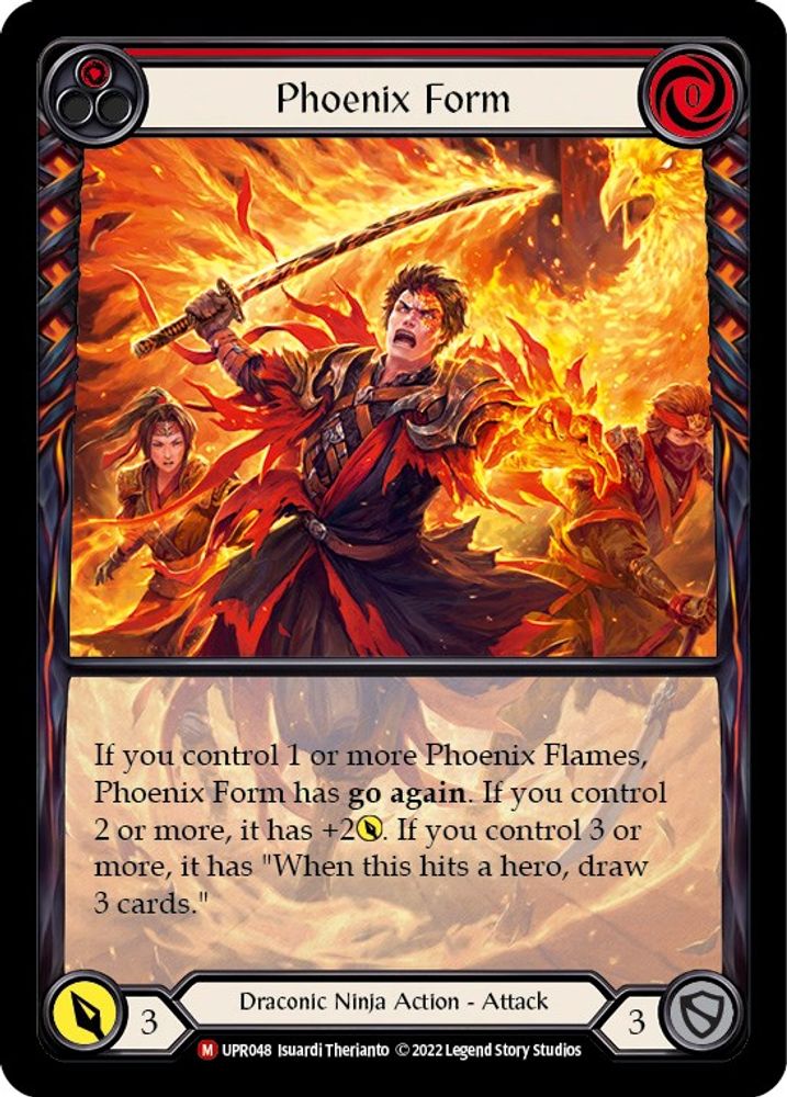 Phoenix Form (Extended Art) (UPR048)  Rainbow Foil