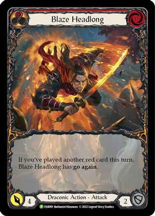 Blaze Headlong - FAB089 (FAB089)  Rainbow Foil