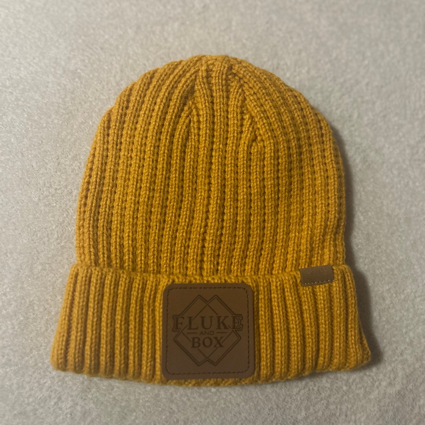 Premium Knitted Cuffed Fluke & Box Beanie