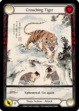 Crouching Tiger (Marvel) (DYN065)  Cold Foil