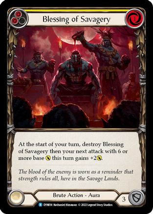 Blessing of Savagery (Yellow) (DYN014)