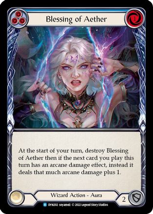 Blessing of Aether (Blue) (DYN202)  Rainbow Foil