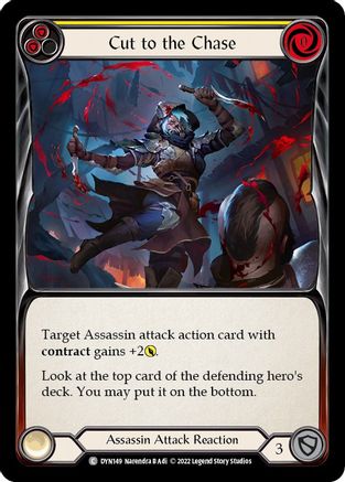 Cut to the Chase (Yellow) (DYN149)  Rainbow Foil