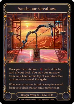 Sandscour Greatbow (Marvel) (DYN151)  Cold Foil