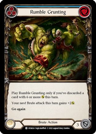 Rumble Grunting (Blue) (DYN024)
