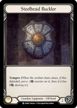 Steelbraid Buckler (DYN027)  Cold Foil