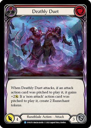 Deathly Duet (Red) (DYN176)  Rainbow Foil