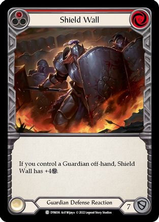 Shield Wall (Red) (DYN036)