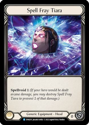 Spell Fray Tiara (DYN236)  Rainbow Foil