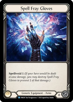 Spell Fray Gloves (DYN238)  Rainbow Foil