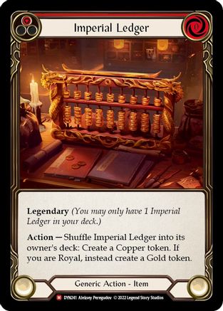 Imperial Ledger (DYN241)  Cold Foil
