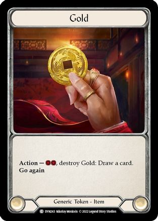Gold (DYN243)  Rainbow Foil