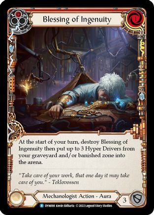 Blessing of Ingenuity (Red) (DYN098)  Rainbow Foil