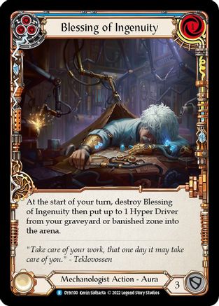 Blessing of Ingenuity (Blue) (DYN100)  Rainbow Foil