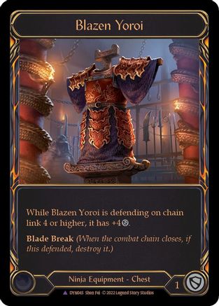 Blazen Yoroi (Marvel) (DYN045)  Cold Foil