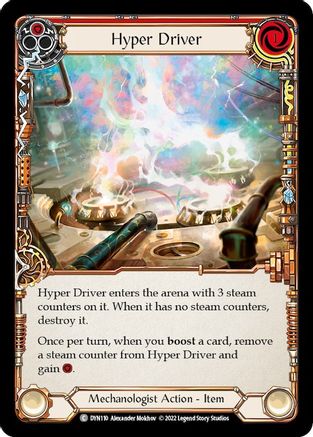 Hyper Driver (Red) (DYN110)  Cold Foil