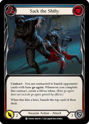 Sack the Shifty (Blue) (DYN144)