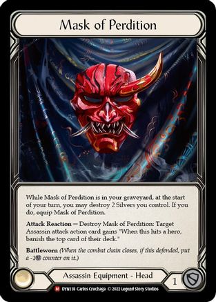 Mask of Perdition (DYN118)  Rainbow Foil