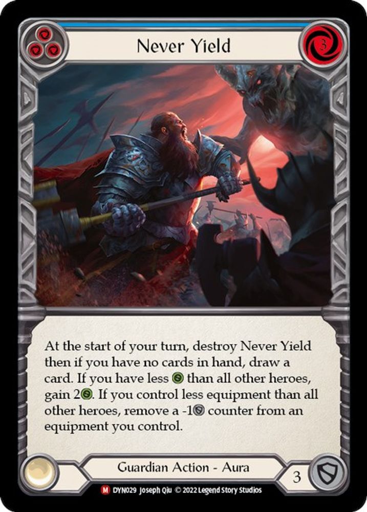 Never Yield (DYN029)