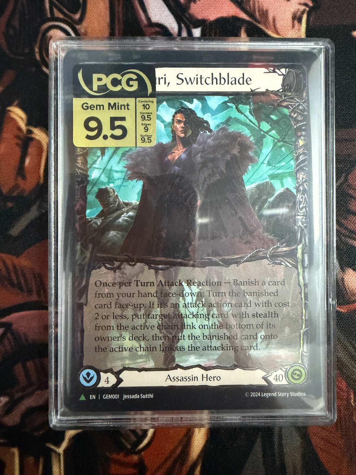 Uzuri Switchblade Marvel CF Mint 9.5 Graded