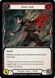 Back Stab (Red) (OUT015)  Rainbow Foil