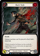 Back Stab (Yellow) (OUT016)  Rainbow Foil