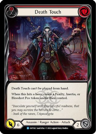 Death Touch (Red) (OUT162)  Rainbow Foil