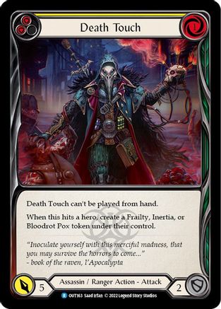Death Touch (Yellow) (OUT163)  Rainbow Foil