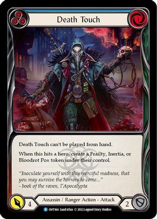 Death Touch (Blue) (OUT164)  Rainbow Foil