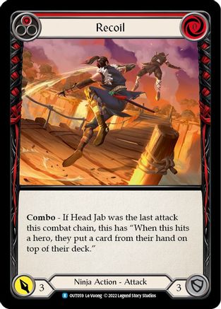 Recoil (Red) (OUT059)  Rainbow Foil