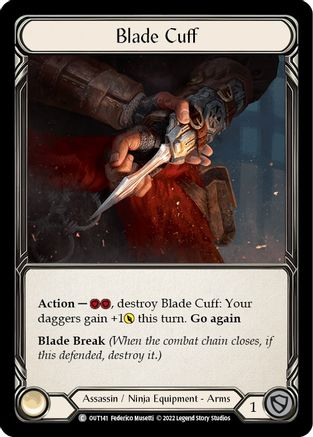 Blade Cuff (OUT141)  Cold Foil
