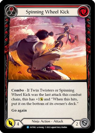 Spinning Wheel Kick (Red) (OUT062)