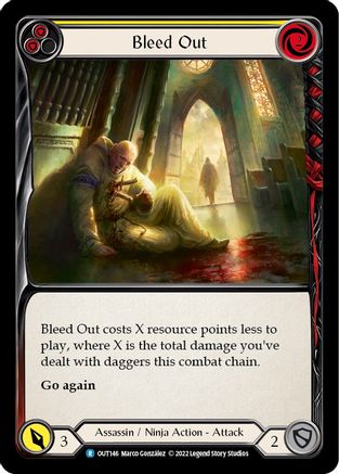 Bleed Out (Yellow) (OUT146)