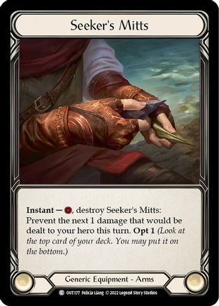 Seeker's Mitts (OUT177)  Cold Foil