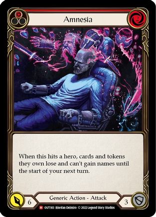 Amnesia (OUT183)  Rainbow Foil