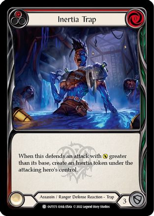 Inertia Trap (Red) (OUT173)  Rainbow Foil