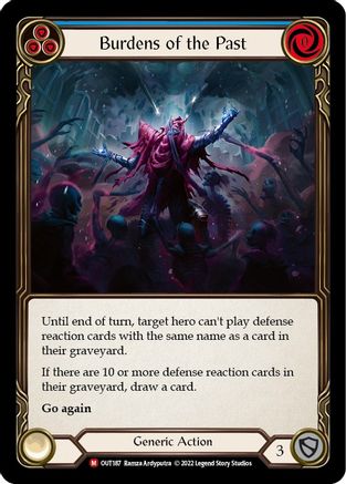 Burdens of the Past (OUT187)  Rainbow Foil