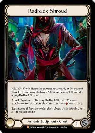 Redback Shroud (OUT011)  Cold Foil