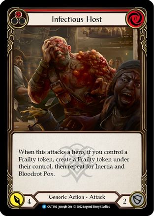 Infectious Host (Red) (OUT192)  Rainbow Foil